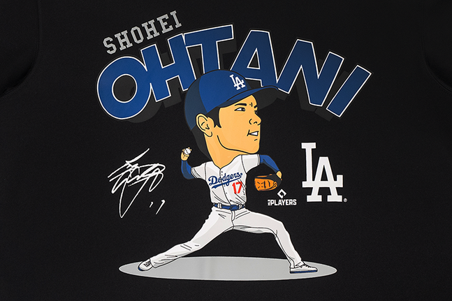 SS TEE NE MLB OHTANI 004 LOSDOD BLACK