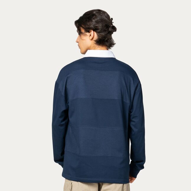 RUGBY SHIRT STREET CLASS OCEANSIDE BLUE