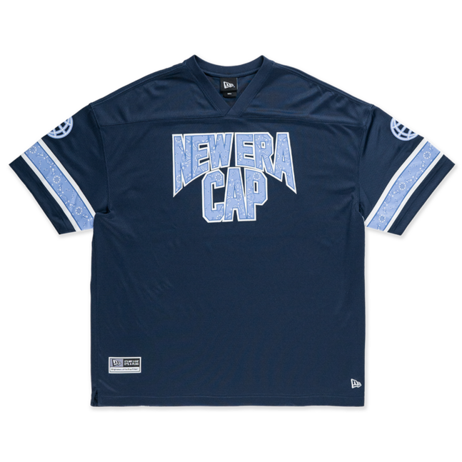 OV SS TEE V NECK STREET SWING OC BLUE