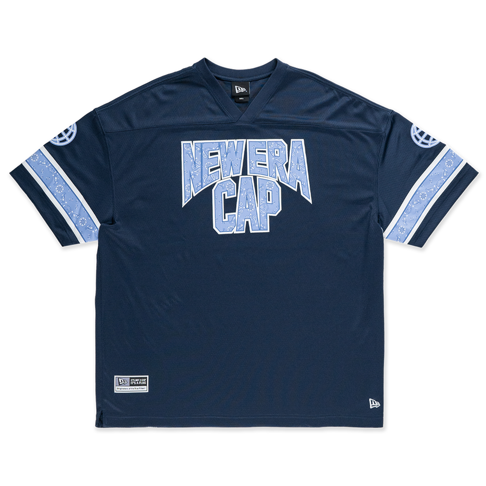 OV SS TEE V NECK STREET SWING OC BLUE