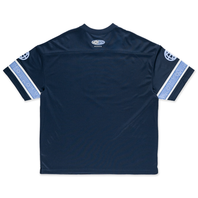 OV SS TEE V NECK STREET SWING OC BLUE