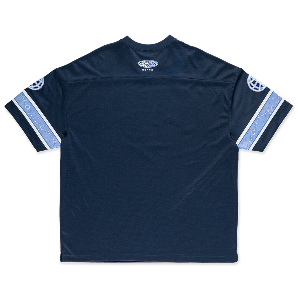 OV SS TEE V NECK STREET SWING OC BLUE