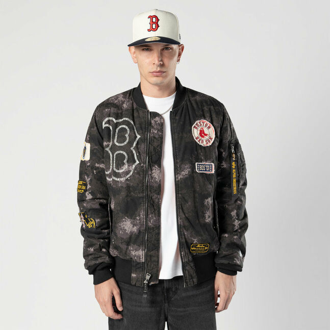 ALPHA M ECOM JKT2460 BOSRED BLK