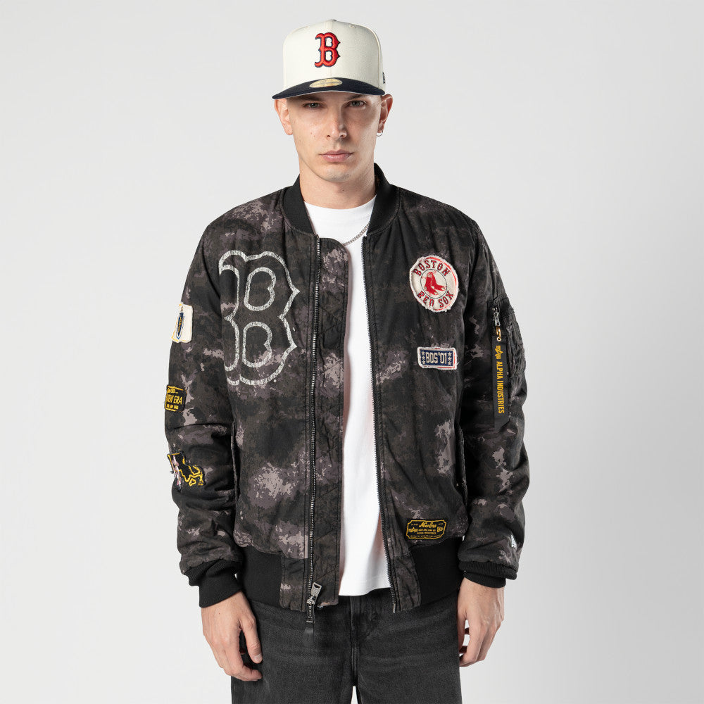 ALPHA M ECOM JKT2460 BOSRED BLK