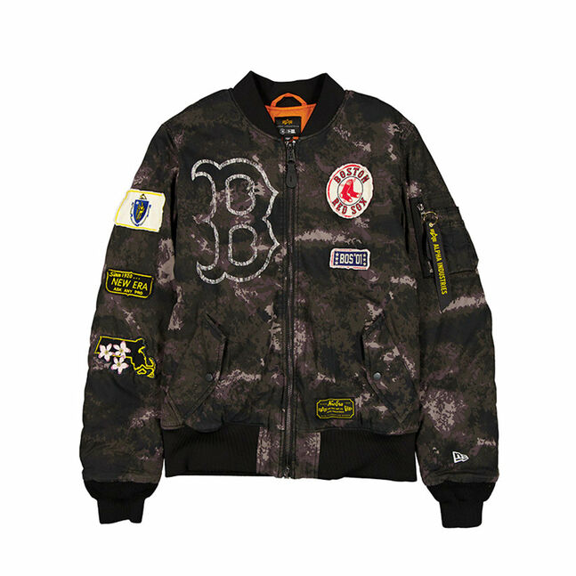 ALPHA M ECOM JKT2460 BOSRED BLK