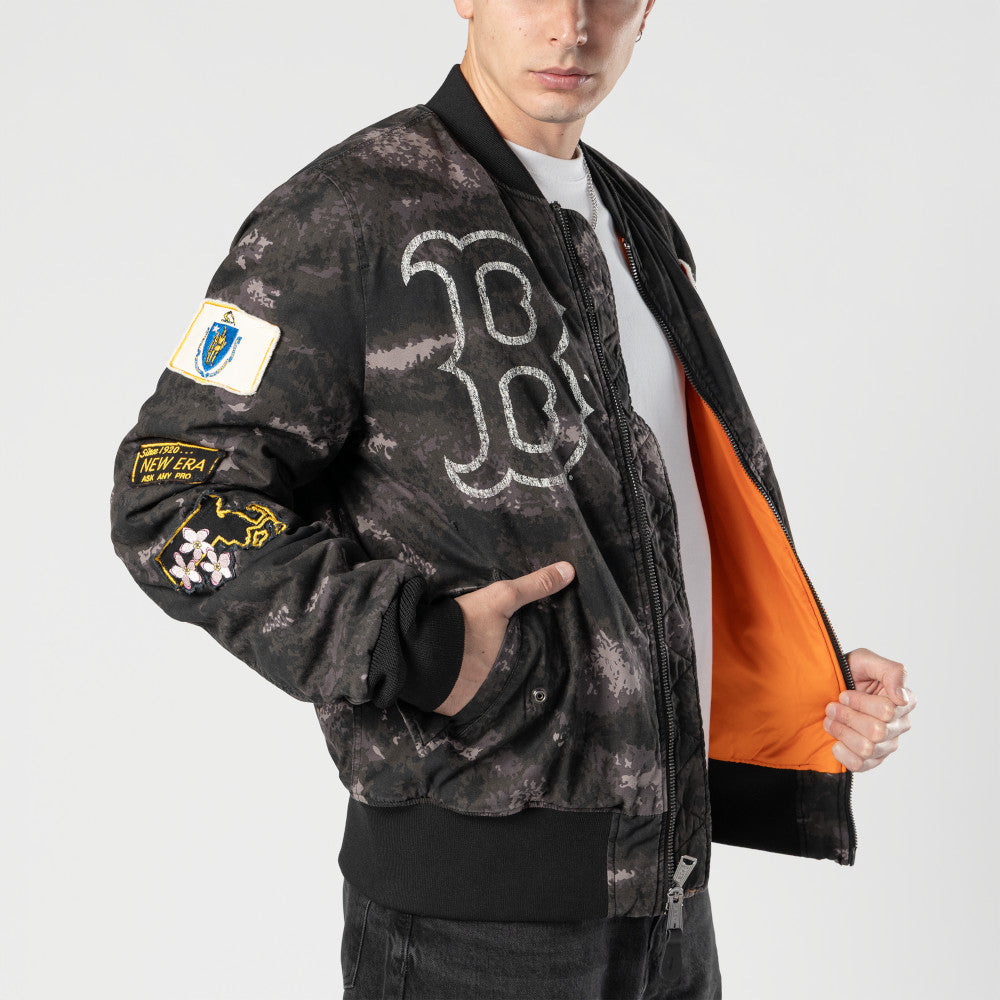 ALPHA M ECOM JKT2460 BOSRED BLK