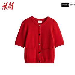 Short sleeved cardigan