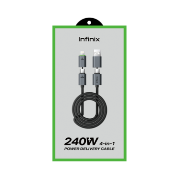 Infinix 4in1 Max 240W 1m Data cable XDX25