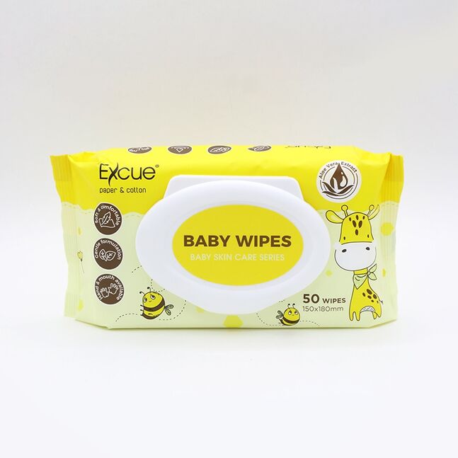 EXCUE Baby Салфетка Алое Вера (15см х 18см 40г) №50