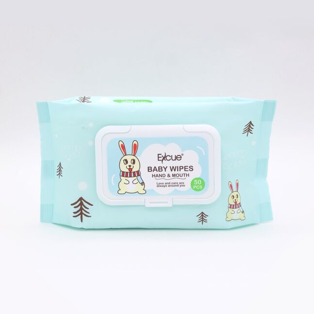 EXCUE Хүүхдийн Чийгшүүлэгч Сальфетка (Туулайтай 45г 13см х 18см) №50
