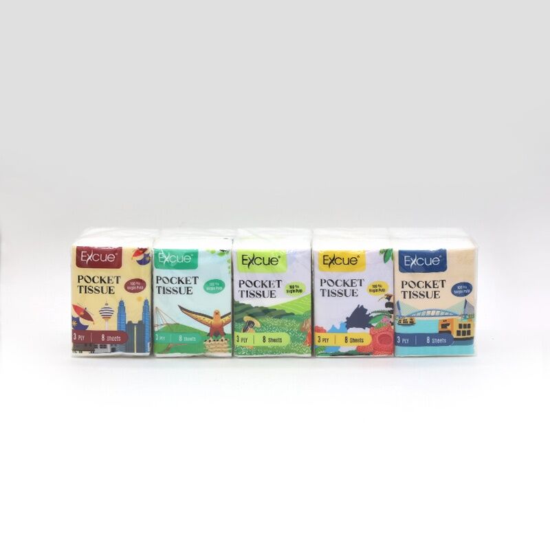 EXCUE Мини Халаасны Салфетка Tourist (3давхар 20.5см х 20.5см) Багц №8х10