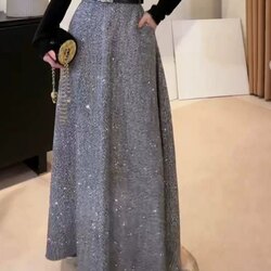 Дэгжин карматай урт юбка