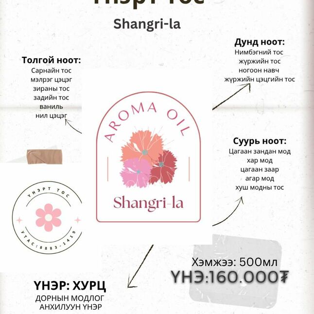 Shangri-la үнэрт тос 