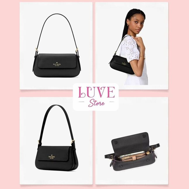 Madison saffiano small shoulder