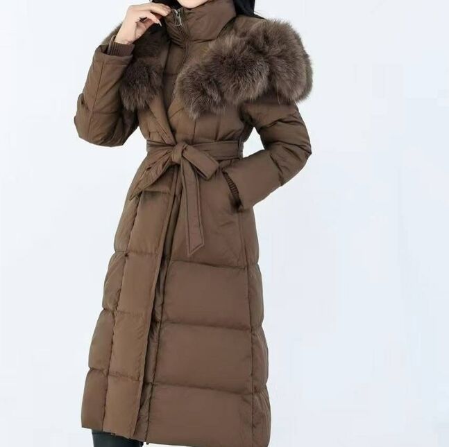 Ориг үнэгэн үстэй сөдөн куртка