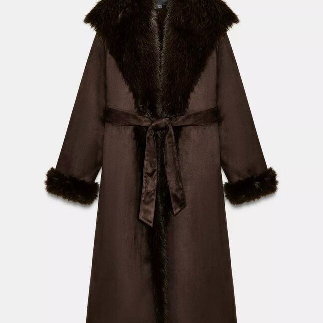 Faux fur coat zw collection 