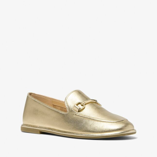 Michael kors metallic loafer