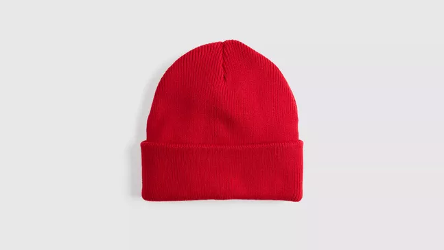 BACKPATCH BEANIE RHYTHMIC RED