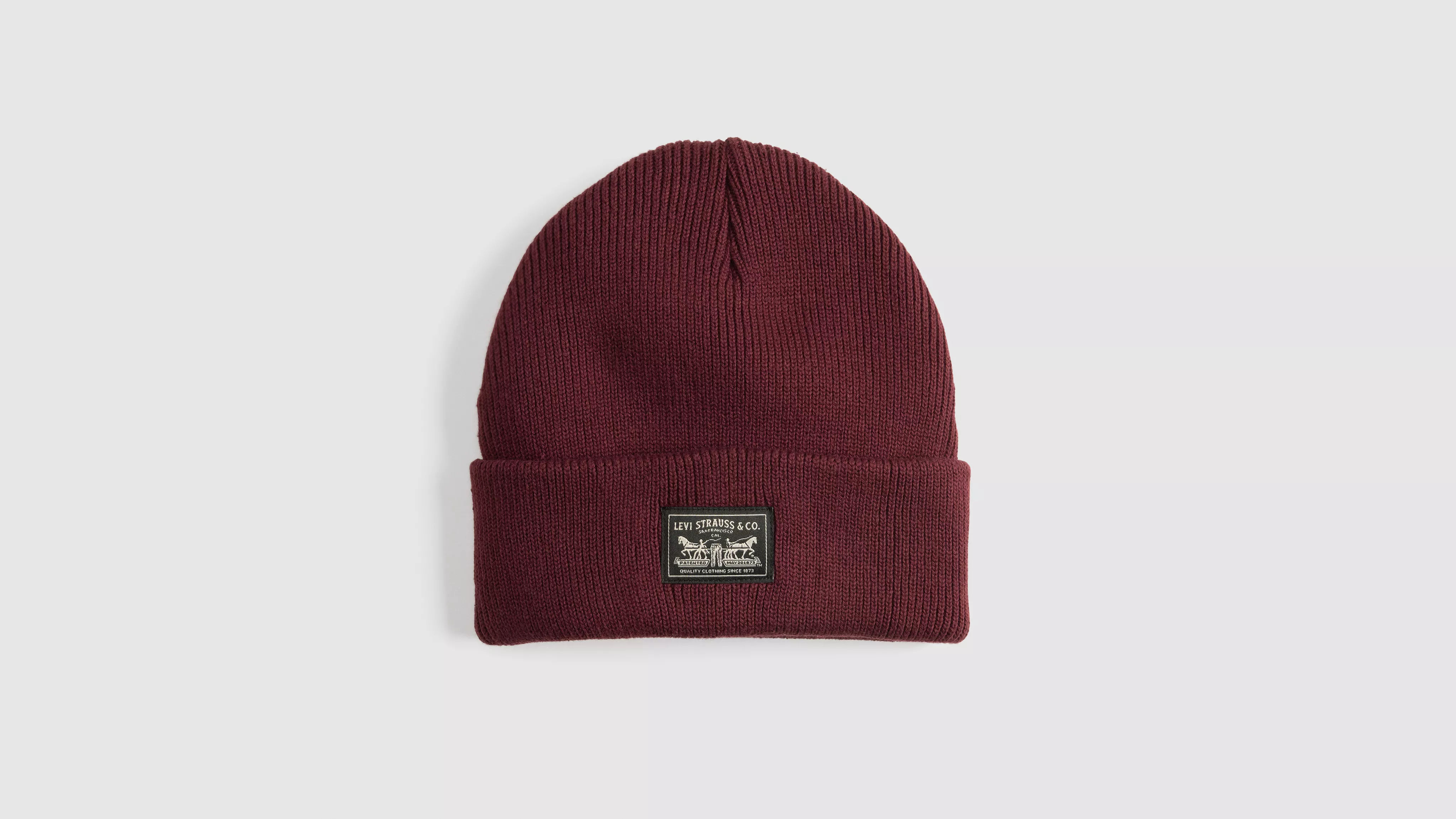 WOMENS BACKPATCH BEANIE CHOCOLATE TRUF