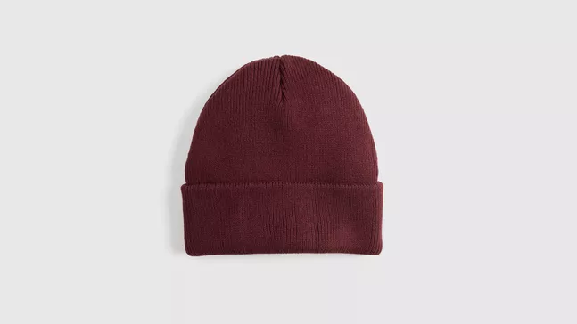 WOMENS BACKPATCH BEANIE CHOCOLATE TRUF