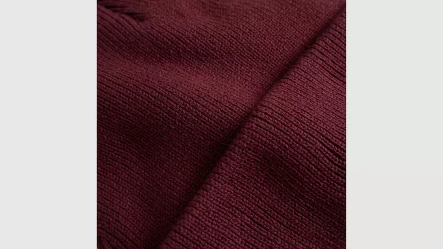 WOMENS BACKPATCH BEANIE CHOCOLATE TRUF