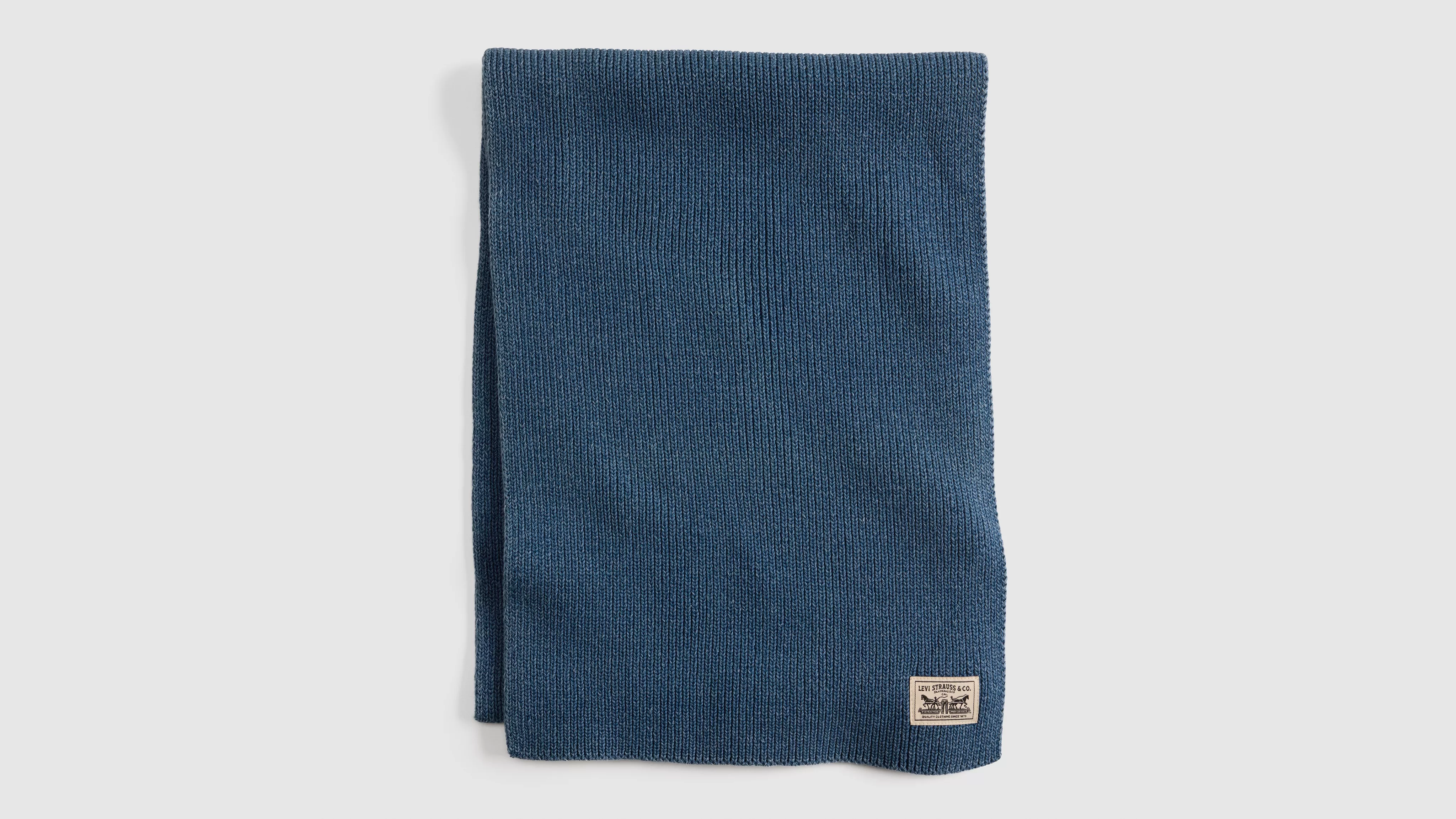 BACK PATCH SCARF DUSKY INDIGO