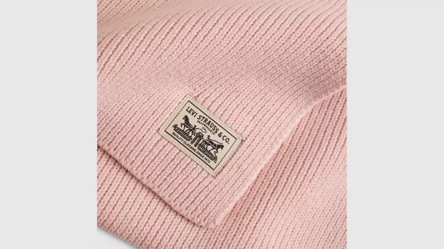 WOMENS BACKPATCH SCARF DARK PURPLE ZEP