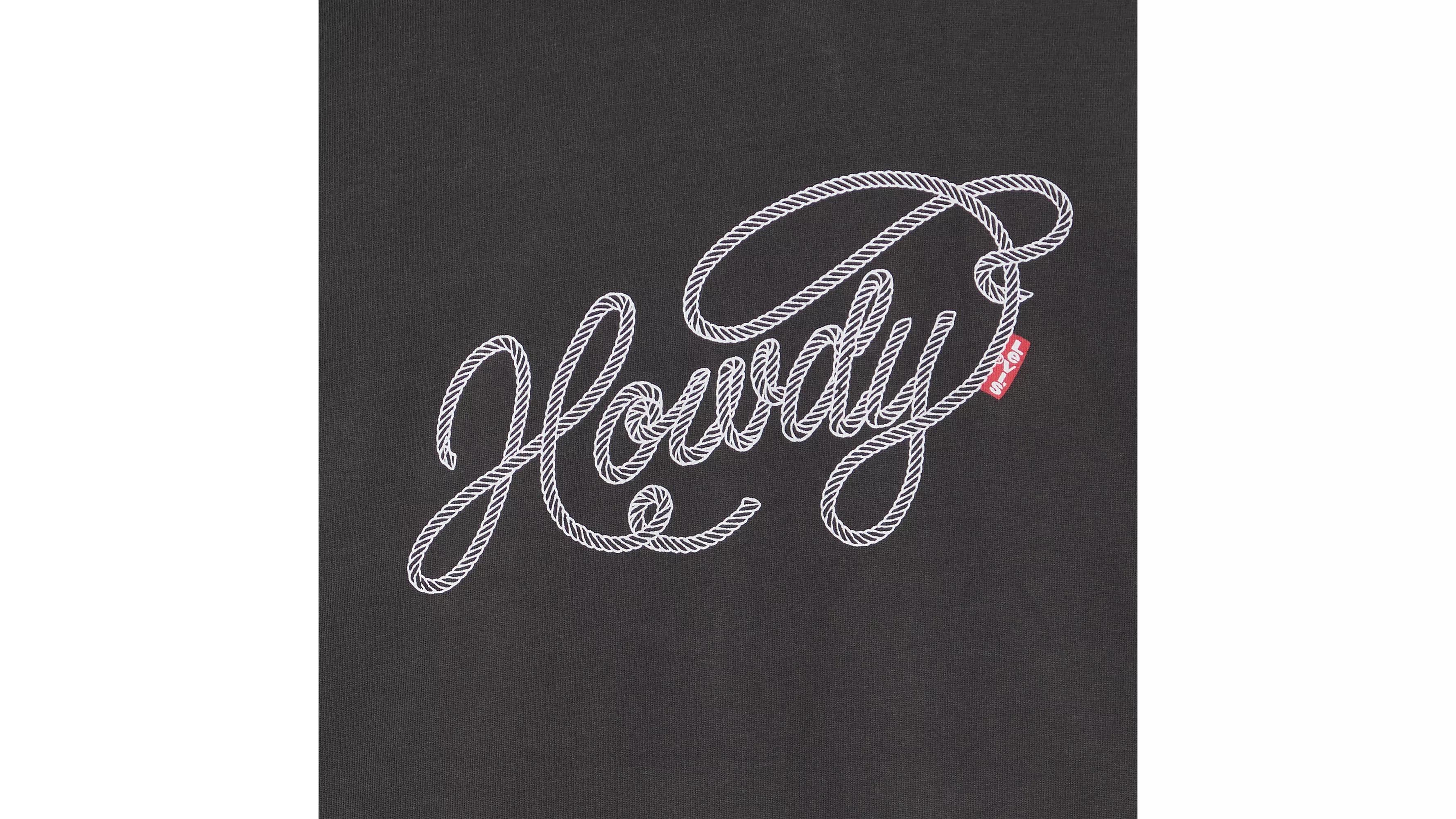 GR TABOR TEE HOWDY SCRIPT PIRATE BLACK