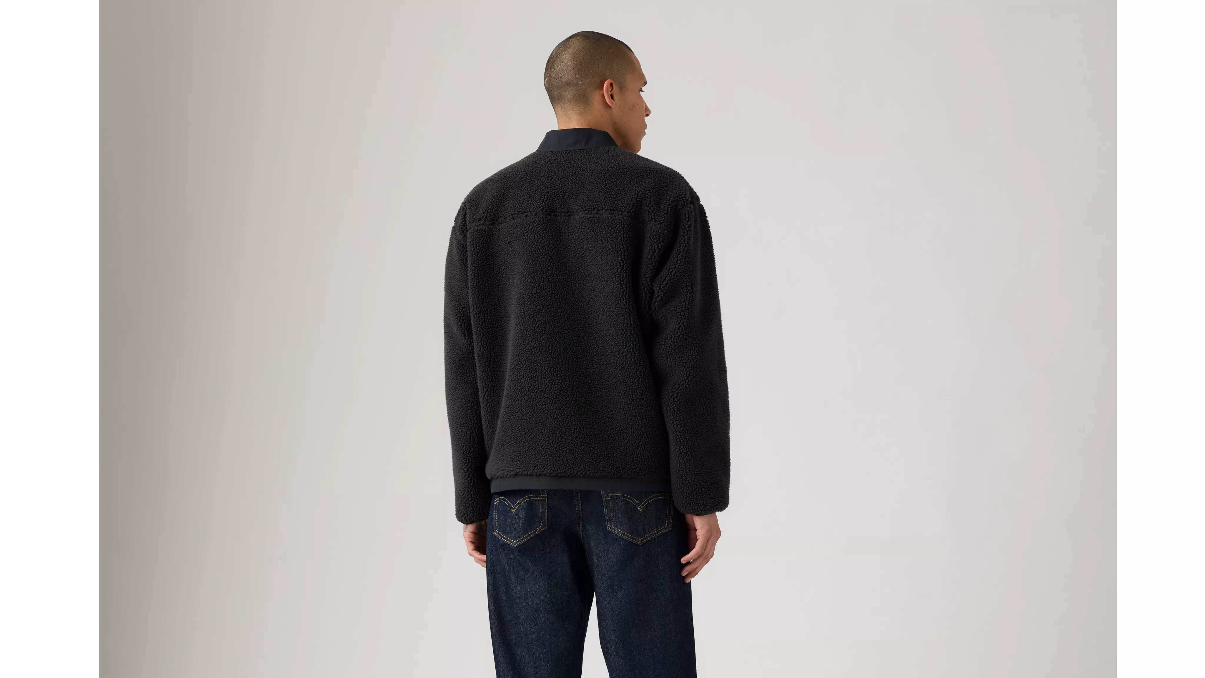 JOONIE SHERPA JACKET DARK PHANTOM