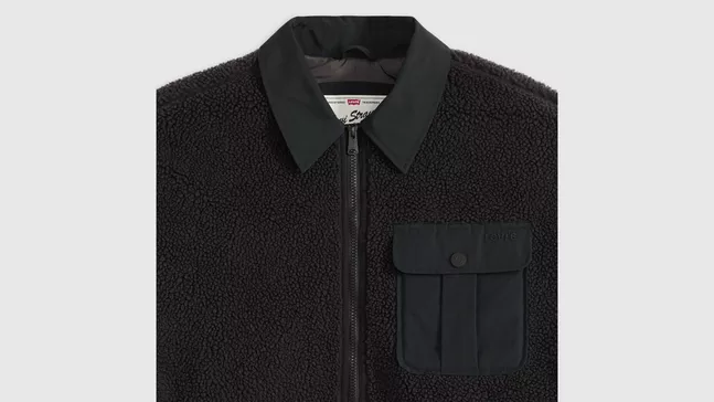 JOONIE SHERPA JACKET DARK PHANTOM