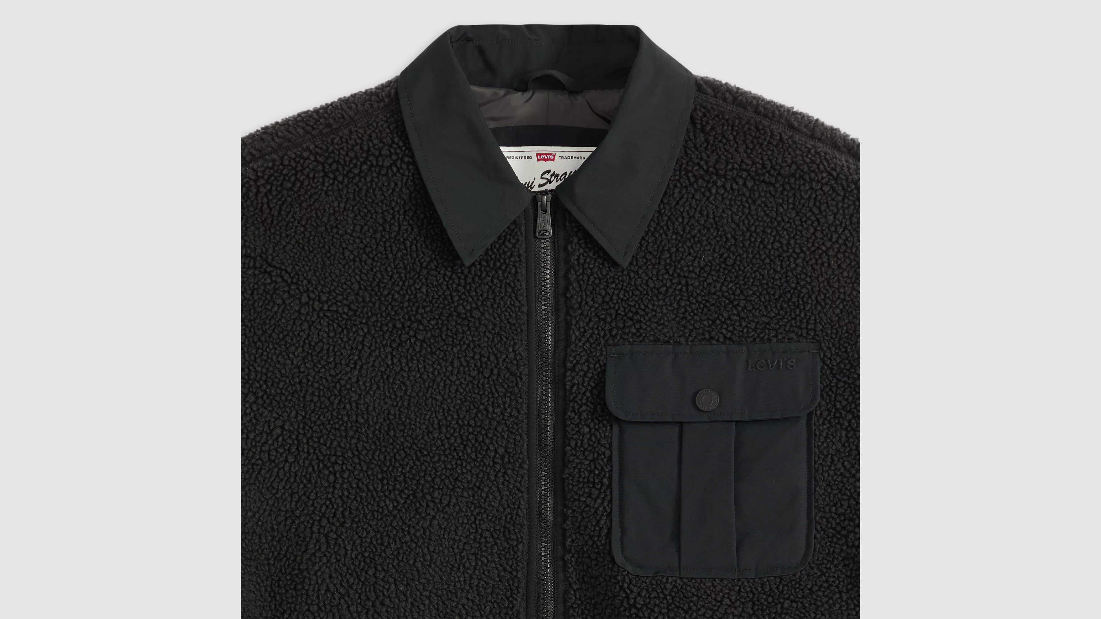 JOONIE SHERPA JACKET DARK PHANTOM