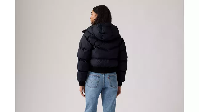 NOE WESTERN CROP PUFFER ANTHRACITE NIGHT