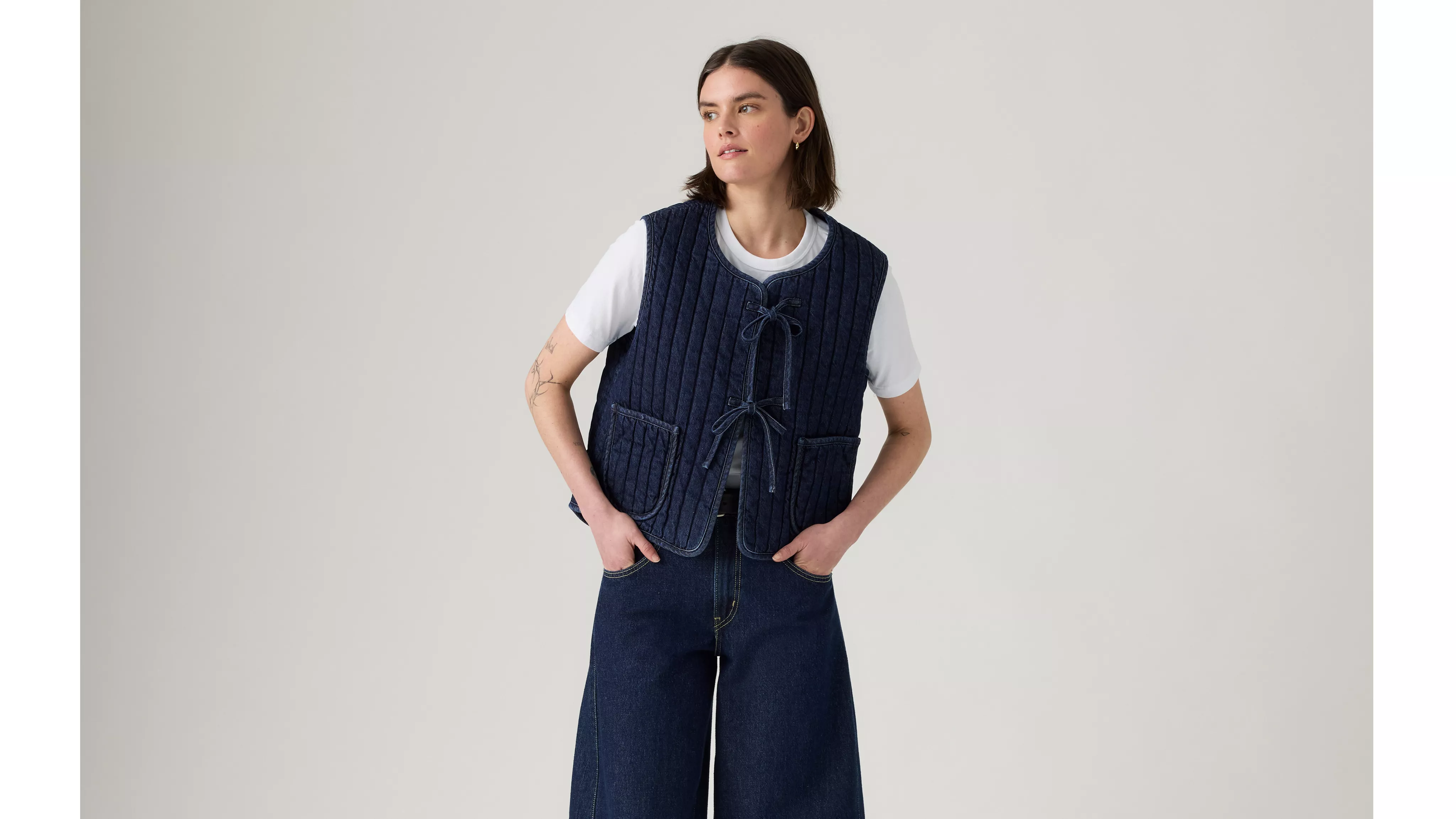 LOTTIE LINER VEST SHADED VIEW WOMENS OW