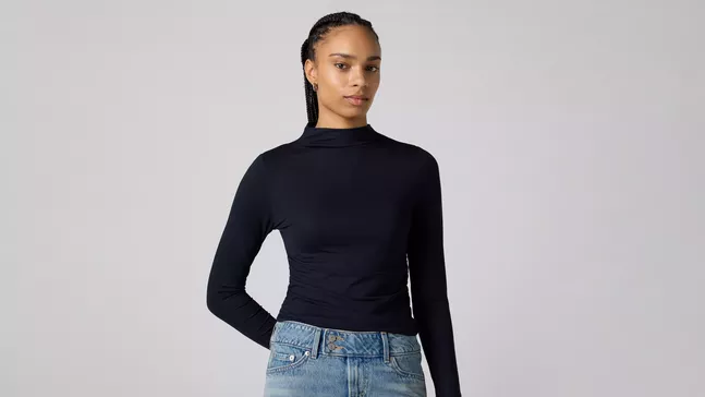 NINA TOP ANTHRACITE NIGHT