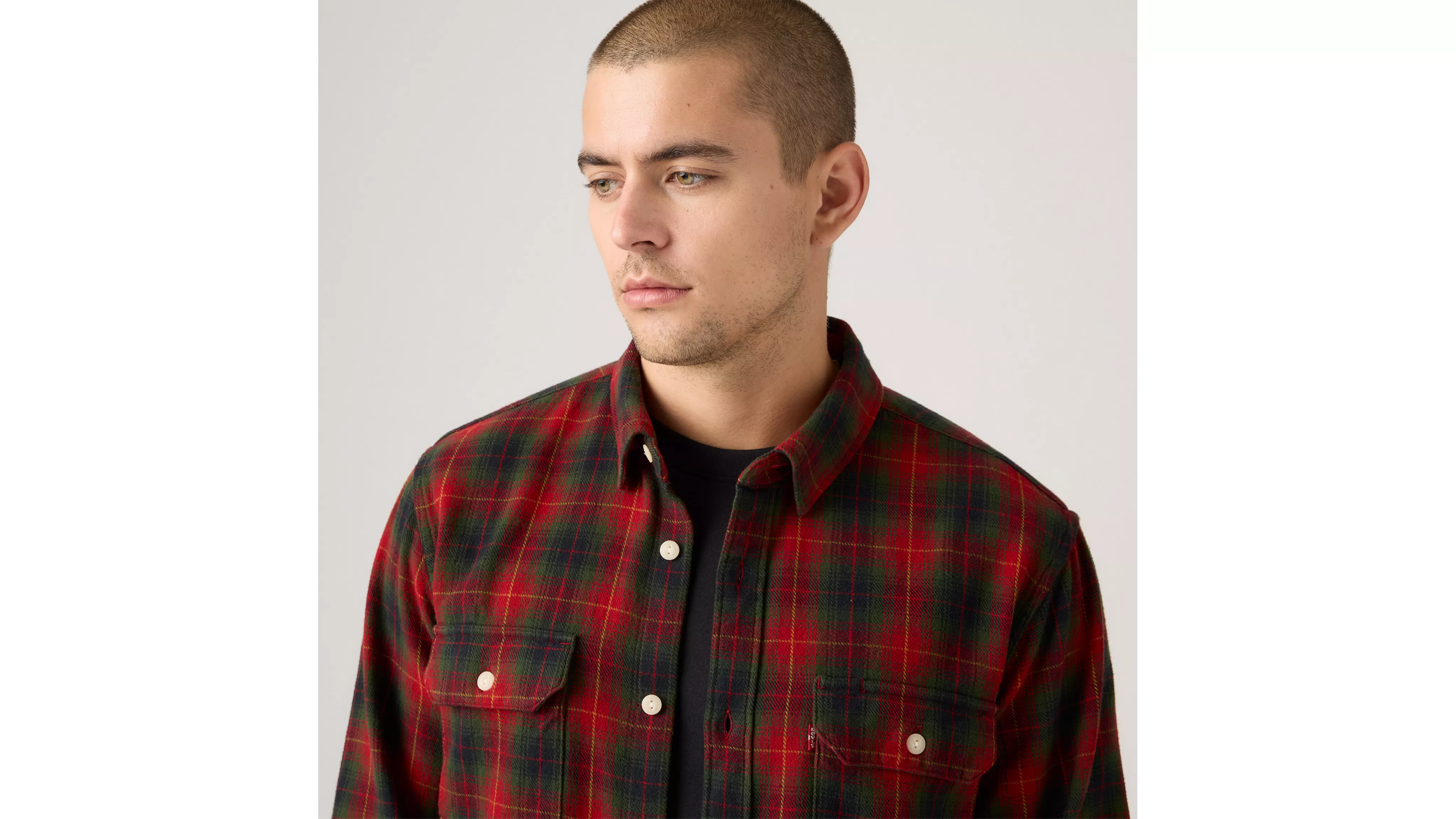 JACKSON WORKER CALVIN PLAID RHYTHMIC RE