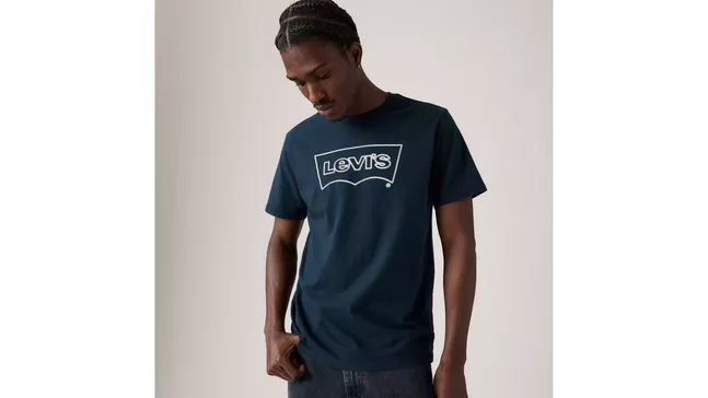 GRAPHIC CREWNECK TEE SSNL BW ROPE NAVY