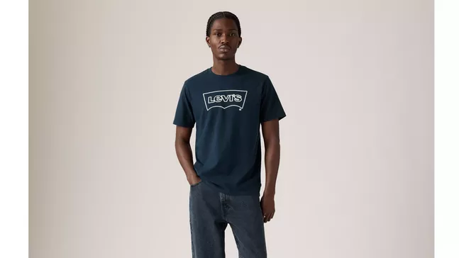 GRAPHIC CREWNECK TEE SSNL BW ROPE NAVY