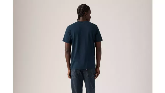 GRAPHIC CREWNECK TEE SSNL BW ROPE NAVY