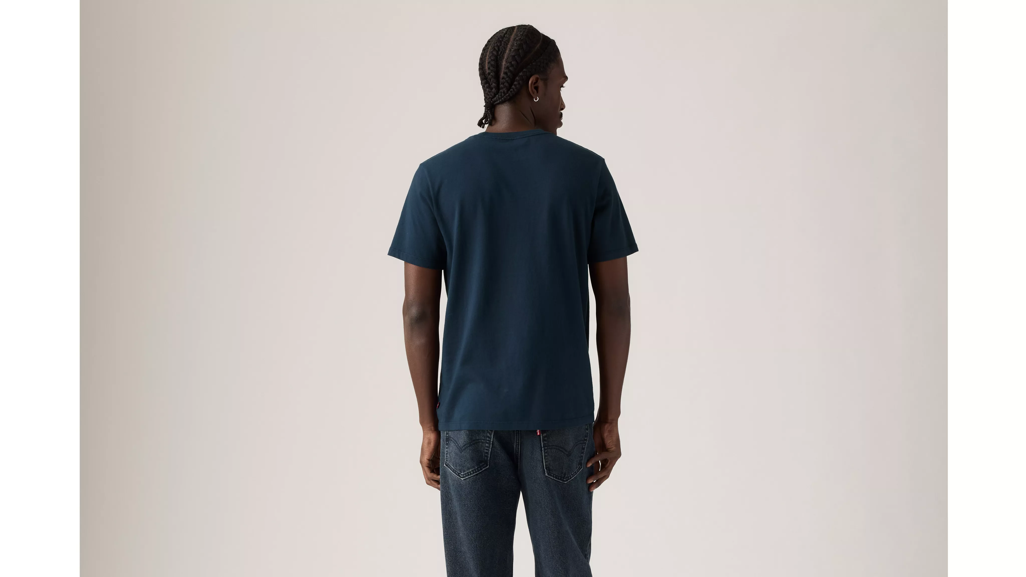 GRAPHIC CREWNECK TEE SSNL BW ROPE NAVY