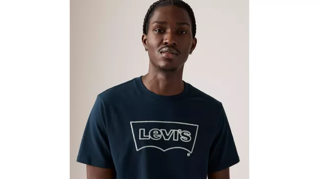 GRAPHIC CREWNECK TEE SSNL BW ROPE NAVY