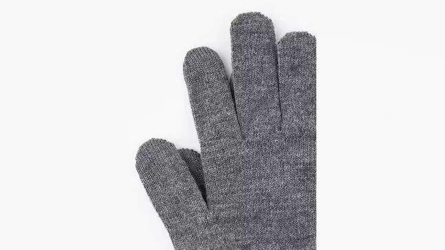 BEN TOUCH SCREEN GLOVES REGULAR GREY SH
