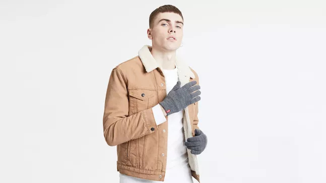 BEN TOUCH SCREEN GLOVES REGULAR GREY SH