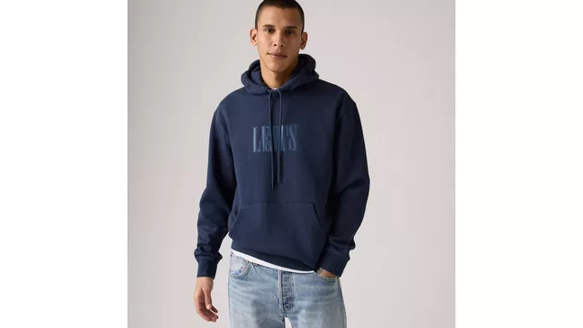 RELAXED GRAPHIC PO SSNL SERIF 4 NAVY BL