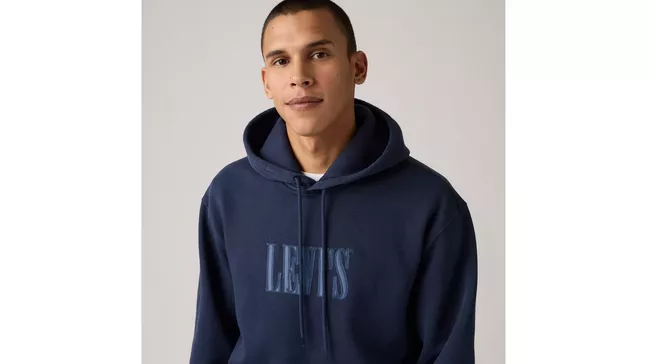 RELAXED GRAPHIC PO SSNL SERIF 4 NAVY BL