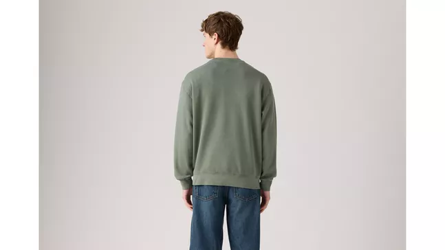 RELAXD GRAPHIC CREW SSNL SERIF LAUREL W