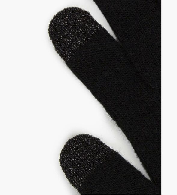 PAISLEY BANDANA B TCH SCRN GLOV CAVIAR