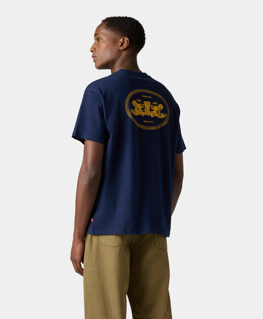 VINTAGE FIT GRAPHIC TEE BI BADGE BW 3 N