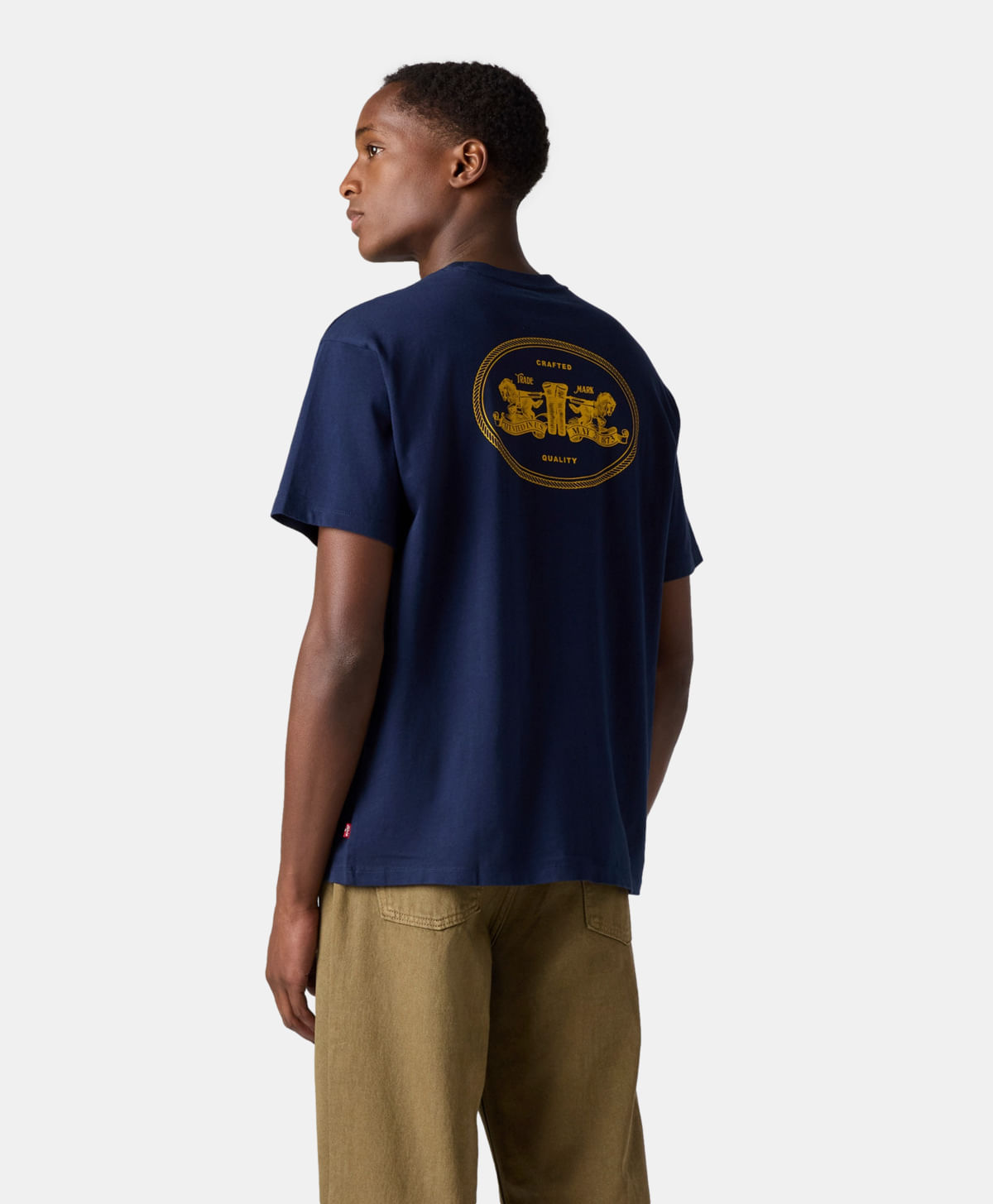 VINTAGE FIT GRAPHIC TEE BI BADGE BW 3 N