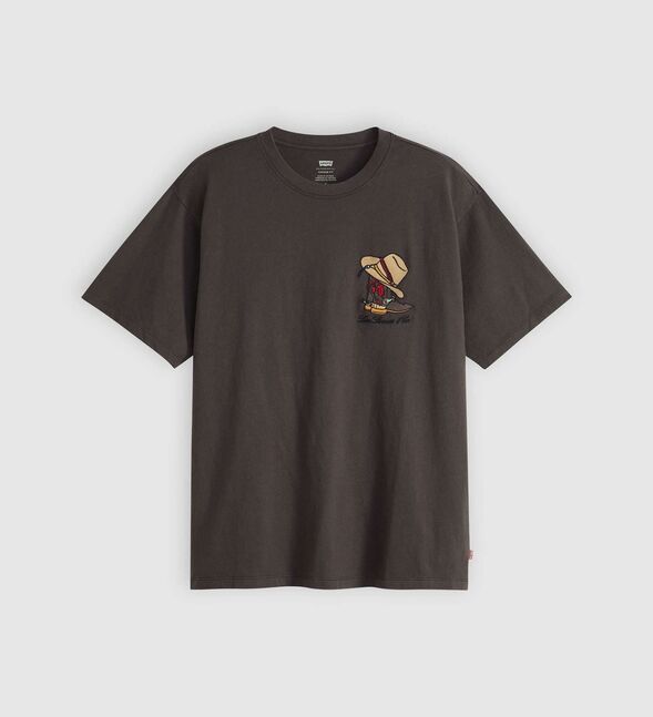 VINTAGE FIT GRAPHIC TEE HORSESHOE BISON