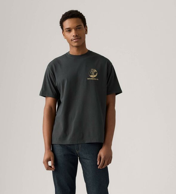 VINTAGE FIT GRAPHIC TEE ARCHIVAL SADDLE